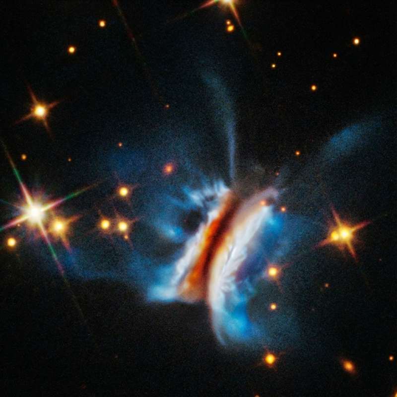 Planet Formation Under Pressure: Hubble Reveals Turbulent Disk Around Young Star