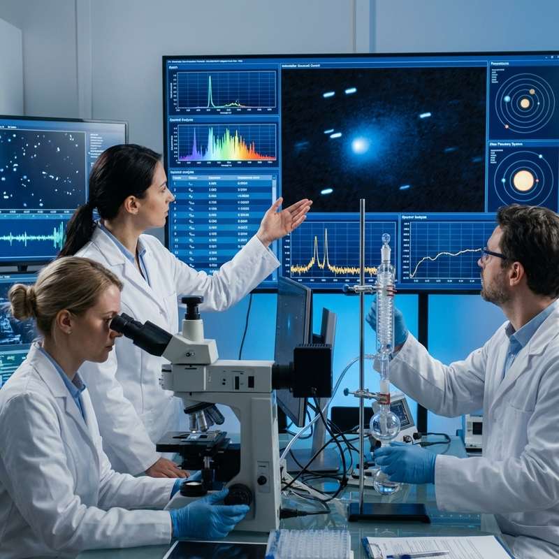 Interstellar Comet's Wobbling Jets Offer Clues to Alien Planetary Systems