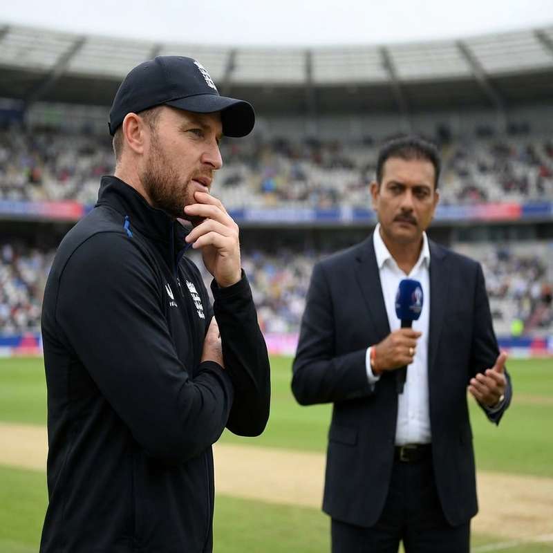 England Coaching Future in Question as Shastri's Name Surfaces Amidst McCullum's Struggles