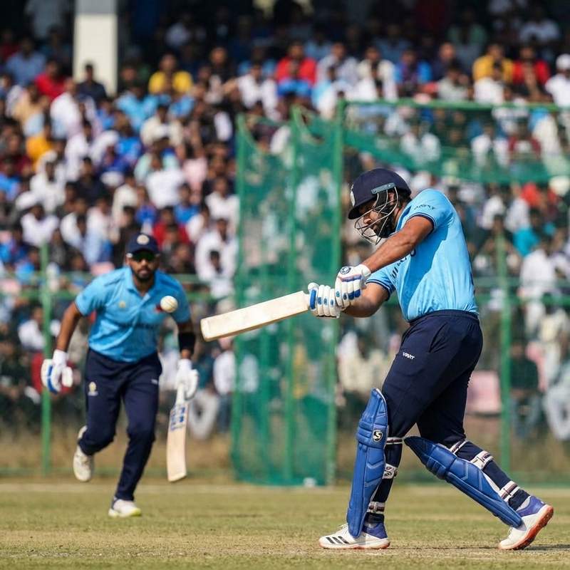 Kohli and Sharma's Triumphant Returns Highlight High-Scoring Vijay Hazare Trophy Opener