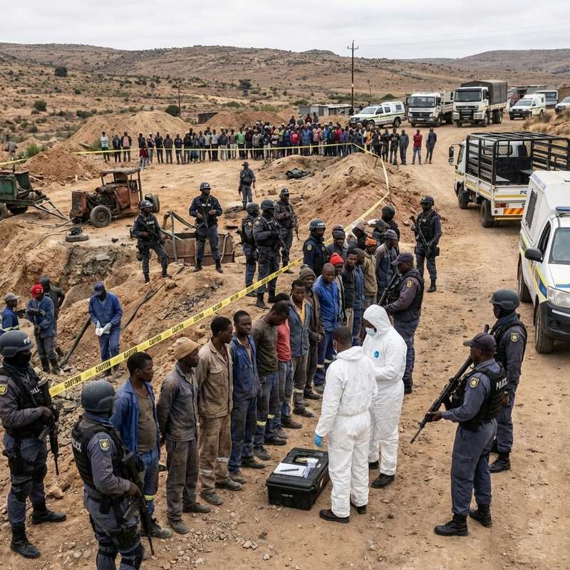 South Africa's Illegal Mining Crackdown Exposes Systemic Weakness and Regional Instability